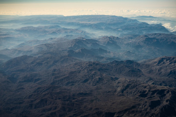 Aerial landscape of Taurus mountains