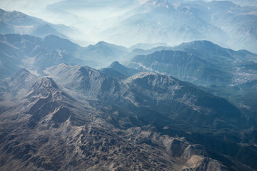 Aerial landscape of Taurus mountains