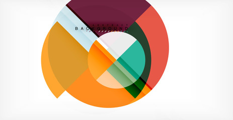 Vector circle abstract background