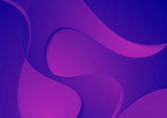 Abstract blue violet corporate waves background