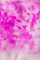 Close-up abstract pink watercolor background. Texture