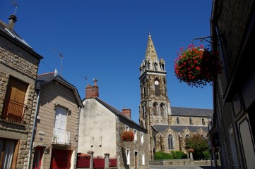 Naklejka premium L'église de Combourg