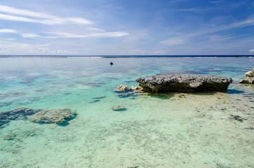 Tropical beach, French Polynesia