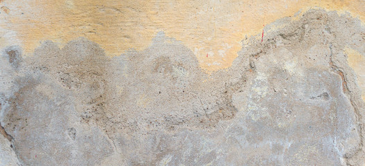 Textured grunge background. Old plastered wall with a multilayer cracked coating. Grunge texture...