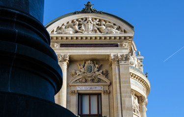 Filigrane Architektur der Opera Garnier in Paris, Frankreich
