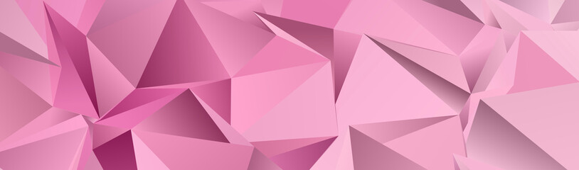 Fototapeta premium Triangular 3d, modern background