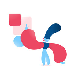 Mascotte for a digital startup