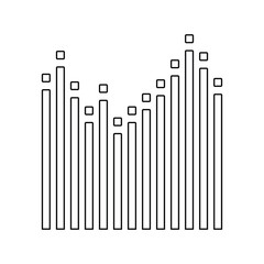 Graphic equalizer icon