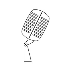 Old microphone icon