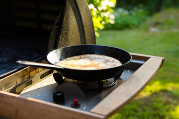 Outside cooking
