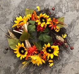 Autumal wreath 