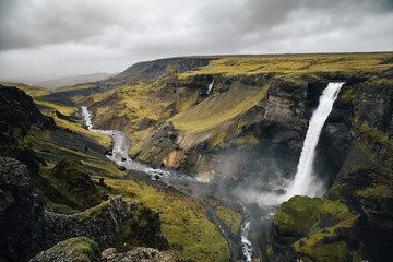 Haifoss waterfall Iceland