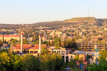Fototapeta na wymiar View of Tbilisi city, capital of Georgia