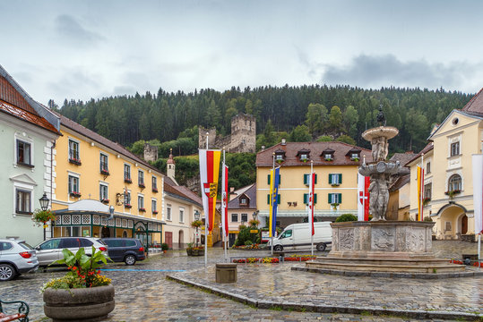 Main square, Friesach, Austria