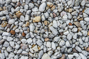 Grey pebbles background