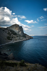 Fototapeta na wymiar Landscape of Novy Svet in the Crimea