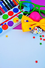colorful birthday or carnival background