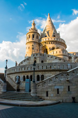 Fisherman's Bastion building of the Budapest Royal Castle, Budapest in Hungary