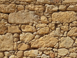 Natural brick stone wall background