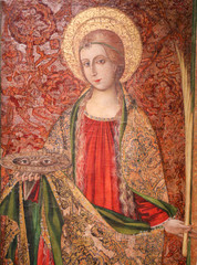 Saint Lucia or Lucy - Painting in Valencia