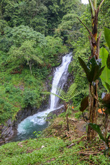Beautiful waterfall in the balinese jungle - Git-Git Sekumpul