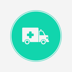 Ambulance car icon