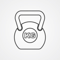 Weight vector icon