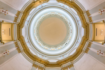 Georgia State Capitol Rotunda (HDR) - obrazy, fototapety, plakaty