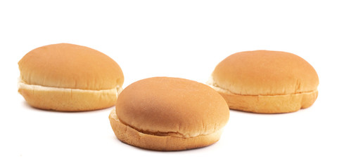 Three Hamburger Buns