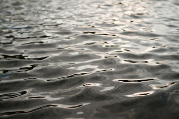 Dark Wavy Water Surface