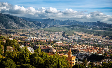 Fototapeta na wymiar A View of Granada