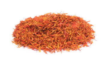 Fototapeta premium Dried safflower isolated on white background