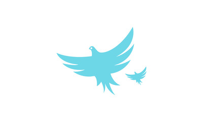 Flying bird icon
