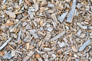 Weathered wood chips background