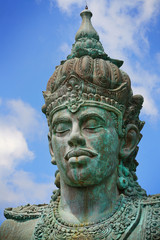 Fototapeta premium Close up of Garuda Wisnu Kencana Face, Bali Indonesia