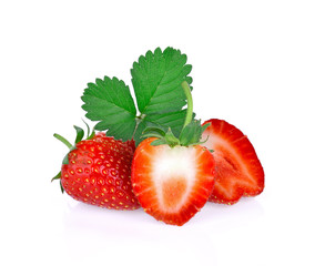 Strawberry isolated on white background.