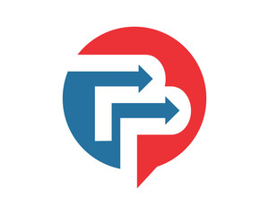 circle initial typography alphabet font typeset logotype image vector icon