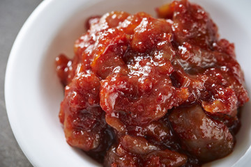 Korean spicy salted squid 