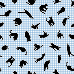 可愛いネコのパターン