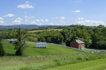Fototapeta na wymiar Sherrick Farmhouse Antietam Battlefield