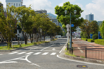 Naklejka premium 大津市の街並み