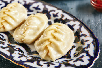 Manti, Mantu or Manty is Traditional Meat Dishes of Central Asia