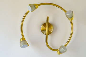 ceiling lamp in gold color