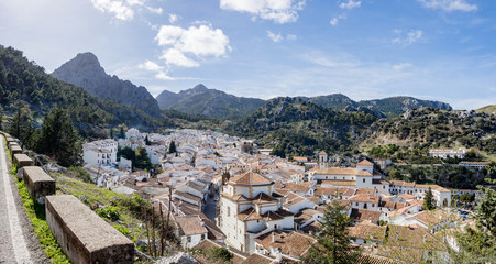 Fototapeta na wymiar Grazalema, Spain, a pueblo blanco (white village) near Cadiz, Andalucia, Spain