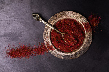 Traditional oriental spice sumac