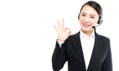 OKするオペレーター