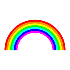 Rainbow arc icon.