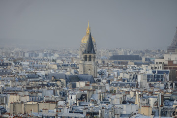 Photo image a Beautiful panoramic view of Paris City