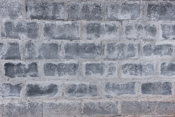 Brick block wall