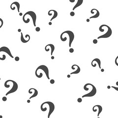 Question mark pattern. Question design vector background